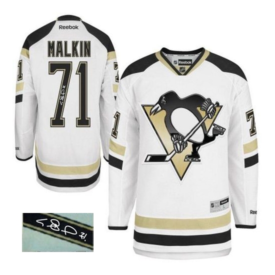 Evgeni Malkin Pittsburgh Penguins Authentic 2014 Stadium Series Autographed Reebok Jersey - White
