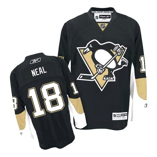 James Neal Pittsburgh Penguins Authentic Home Reebok Jersey - Black