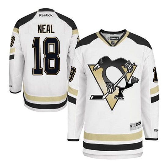 James Neal Pittsburgh Penguins Authentic 2014 Stadium Series Reebok Jersey - White