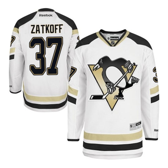 Jeff Zatkoff Pittsburgh Penguins Premier 2014 Stadium Series Reebok Jersey - White