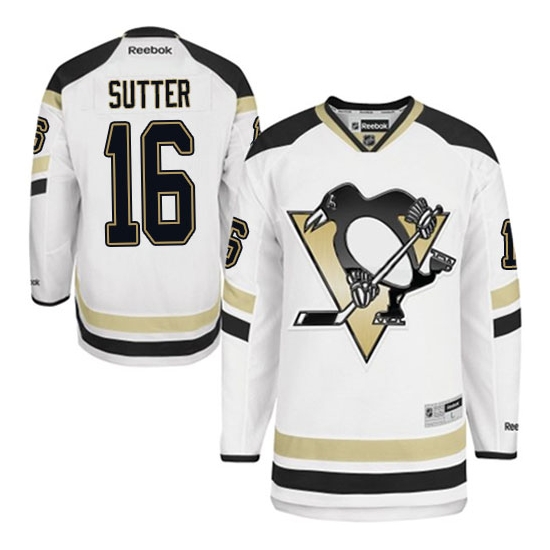 Brandon Sutter Pittsburgh Penguins Authentic 2014 Stadium Series Reebok Jersey - White