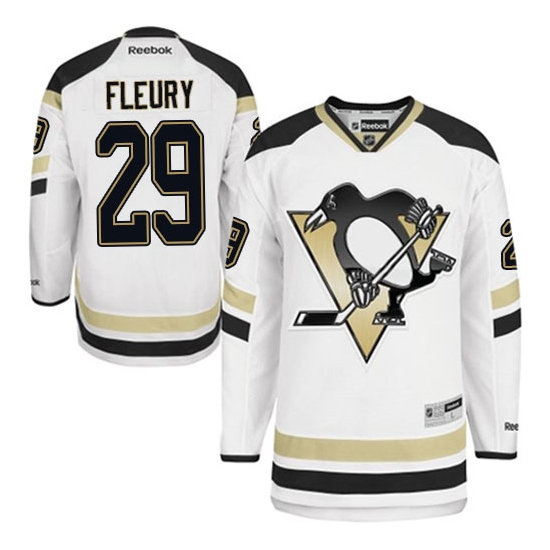 Marc-Andre Fleury Pittsburgh Penguins Authentic 2014 Stadium Series Reebok Jersey - White
