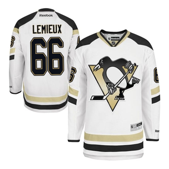 Mario Lemieux Pittsburgh Penguins Authentic 2014 Stadium Series Reebok Jersey - White