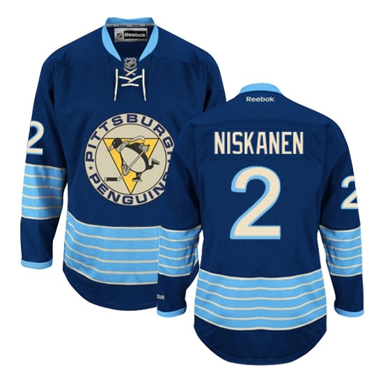 Matt Niskanen Pittsburgh Penguins Authentic New Third Winter Classic Vintage Reebok Jersey - Navy Blue