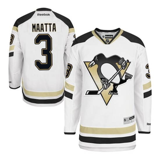 Olli Maatta Pittsburgh Penguins Authentic 2014 Stadium Series Reebok Jersey - White