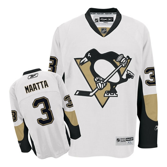 Olli Maatta Pittsburgh Penguins Authentic Away Reebok Jersey - White