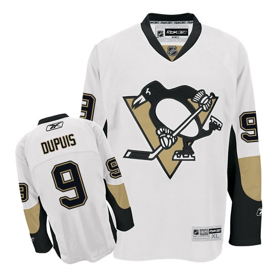 Pascal Dupuis Pittsburgh Penguins Authentic Away Reebok Jersey - White
