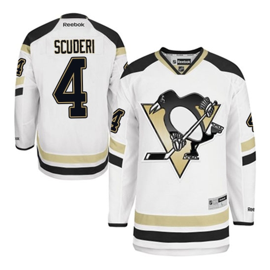 Rob Scuderi Pittsburgh Penguins Authentic 2014 Stadium Series Reebok Jersey - White