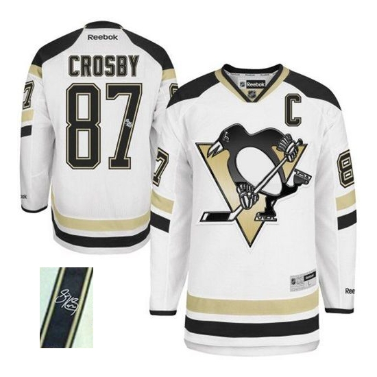 Sidney Crosby Pittsburgh Penguins Authentic 2014 Stadium Series Autographed Reebok Jersey - White