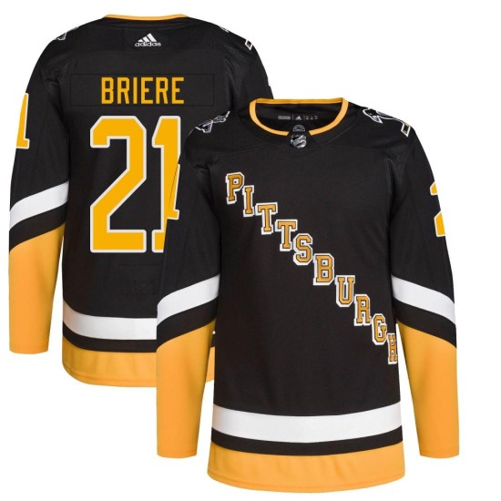 Michel Briere Pittsburgh Penguins Youth Authentic 2021/22 Alternate Primegreen Pro Player Adidas Jersey - Black