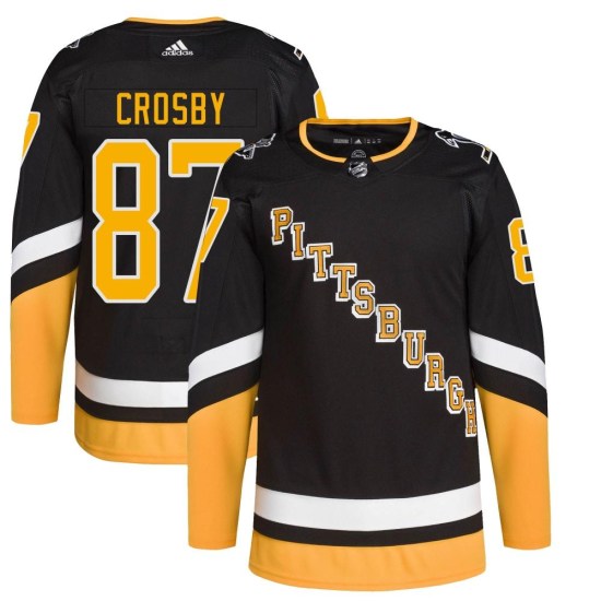 Sidney Crosby Pittsburgh Penguins Youth Authentic 2021/22 Alternate Primegreen Pro Player Adidas Jersey - Black