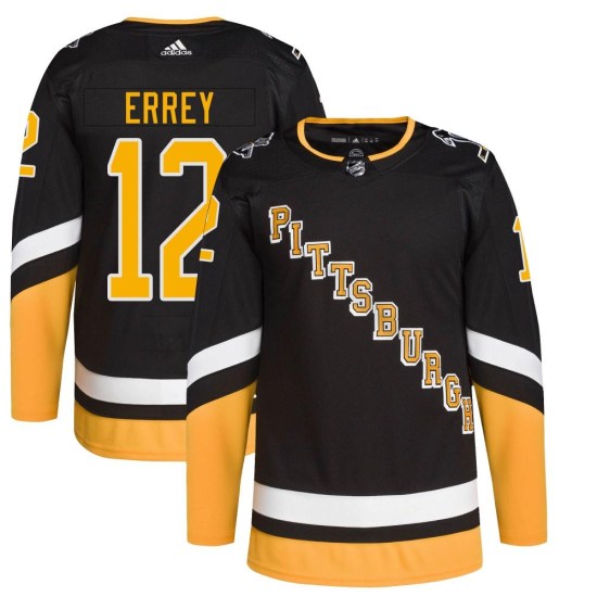 Bob Errey Pittsburgh Penguins Youth Authentic 2021/22 Alternate Primegreen Pro Player Adidas Jersey - Black