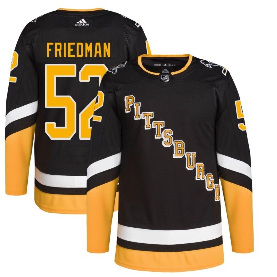 Mark Friedman Pittsburgh Penguins Youth Authentic 2021/22 Alternate Primegreen Pro Player Adidas Jersey - Black