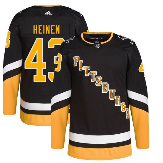Danton Heinen Pittsburgh Penguins Youth Authentic 2021/22 Alternate Primegreen Pro Player Adidas Jersey - Black