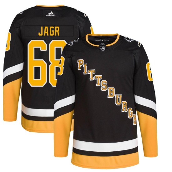 Jaromir Jagr Pittsburgh Penguins Youth Authentic 2021/22 Alternate Primegreen Pro Player Adidas Jersey - Black