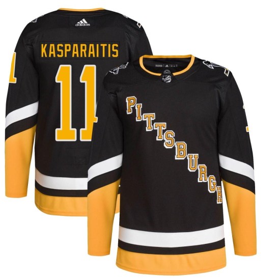 Darius Kasparaitis Pittsburgh Penguins Youth Authentic 2021/22 Alternate Primegreen Pro Player Adidas Jersey - Black