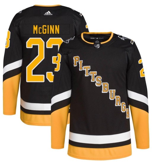 Brock McGinn Pittsburgh Penguins Youth Authentic 2021/22 Alternate Primegreen Pro Player Adidas Jersey - Black