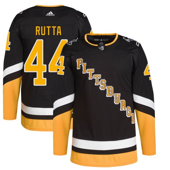 Jan Rutta Pittsburgh Penguins Youth Authentic 2021/22 Alternate Primegreen Pro Player Adidas Jersey - Black