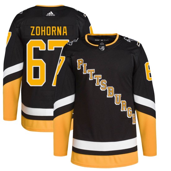 Radim Zohorna Pittsburgh Penguins Youth Authentic 2021/22 Alternate Primegreen Pro Player Adidas Jersey - Black