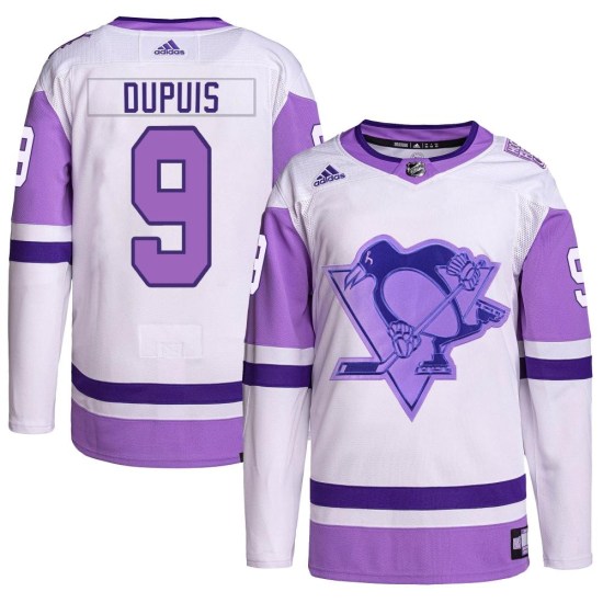 Pascal Dupuis Pittsburgh Penguins Authentic Hockey Fights Cancer Primegreen Adidas Jersey - White/Purple