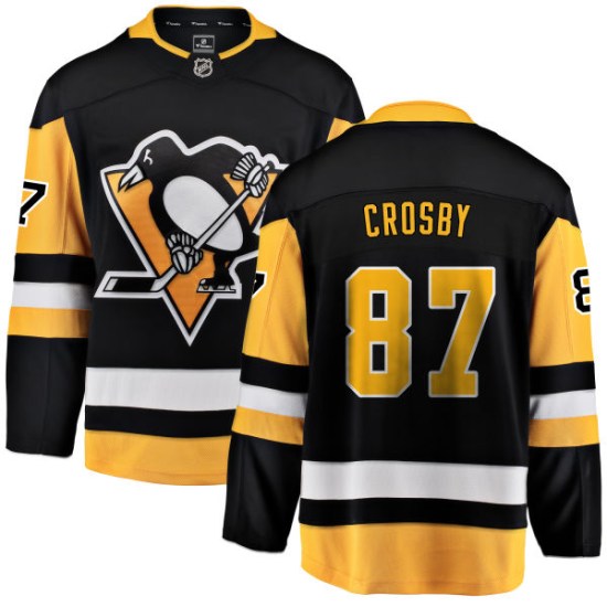 Sidney Crosby Pittsburgh Penguins Youth Breakaway Home Fanatics Branded Jersey - Black