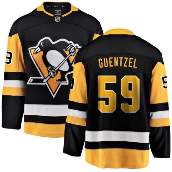 Jake Guentzel Pittsburgh Penguins Youth Breakaway Home Fanatics Branded Jersey - Black