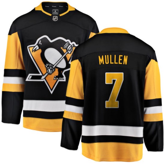 Joe Mullen Pittsburgh Penguins Breakaway Home Fanatics Branded Jersey - Black