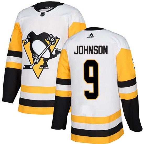 Mark Johnson Pittsburgh Penguins Youth Authentic Away Adidas Jersey - White