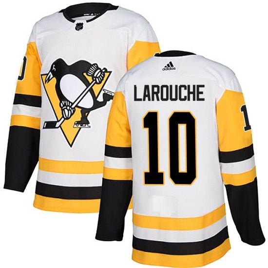 Pierre Larouche Pittsburgh Penguins Youth Authentic Away Adidas Jersey - White
