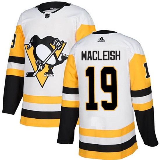 Rick Macleish Pittsburgh Penguins Youth Authentic Away Adidas Jersey - White