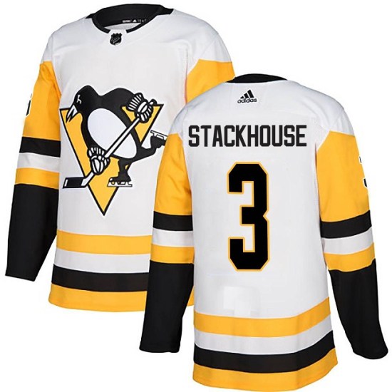 Ron Stackhouse Pittsburgh Penguins Youth Authentic Away Adidas Jersey - White