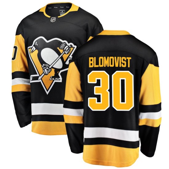 Joel Blomqvist Pittsburgh Penguins Breakaway Home Fanatics Branded Jersey - Black