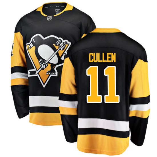 John Cullen Pittsburgh Penguins Breakaway Home Fanatics Branded Jersey - Black