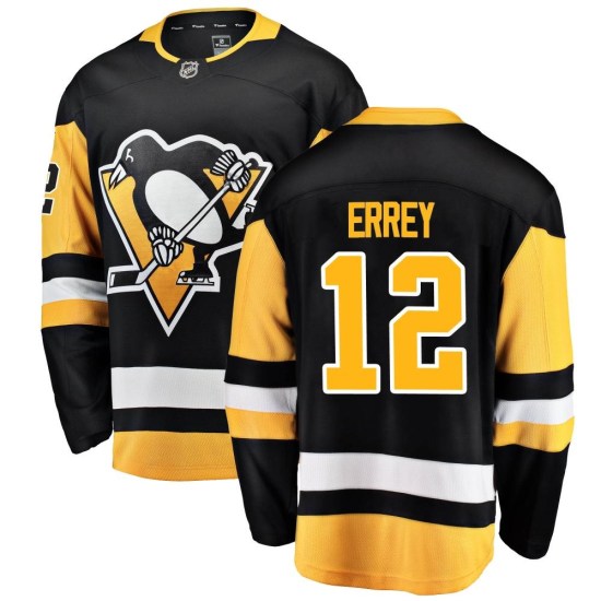 Bob Errey Pittsburgh Penguins Breakaway Home Fanatics Branded Jersey - Black