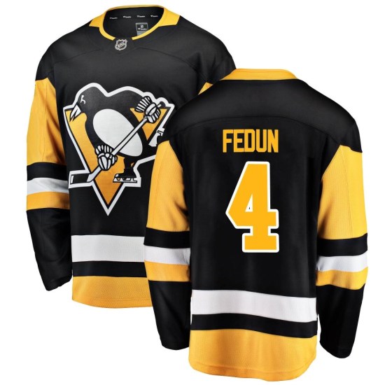 Taylor Fedun Pittsburgh Penguins Breakaway Home Fanatics Branded Jersey - Black