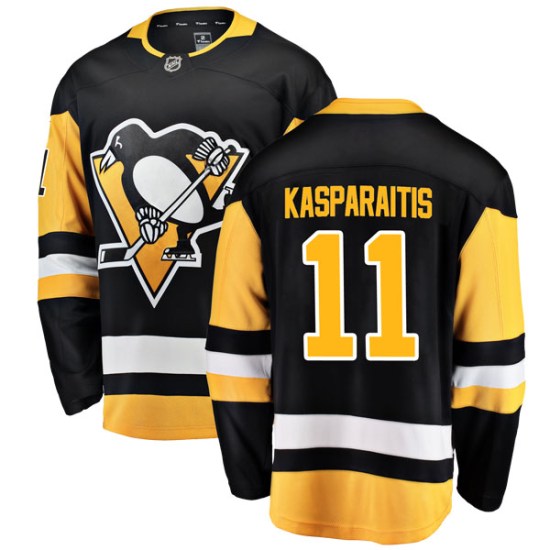 Darius Kasparaitis Pittsburgh Penguins Breakaway Home Fanatics Branded Jersey - Black