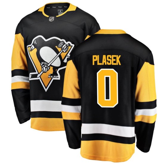 Karel Plasek Pittsburgh Penguins Breakaway Home Fanatics Branded Jersey - Black