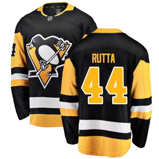 Jan Rutta Pittsburgh Penguins Breakaway Home Fanatics Branded Jersey - Black