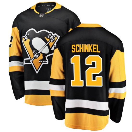 Ken Schinkel Pittsburgh Penguins Breakaway Home Fanatics Branded Jersey - Black