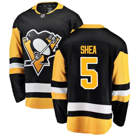 Ryan Shea Pittsburgh Penguins Breakaway Home Fanatics Branded Jersey - Black