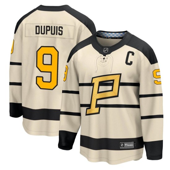 Pascal Dupuis Pittsburgh Penguins Youth 2023 Winter Classic Fanatics Branded Jersey - Cream