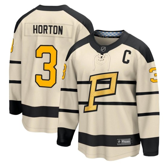 Tim Horton Pittsburgh Penguins Youth 2023 Winter Classic Fanatics Branded Jersey - Cream