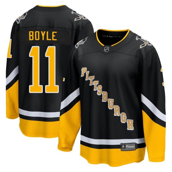 Brian Boyle Pittsburgh Penguins Premier 2021/22 Alternate Breakaway Player Fanatics Branded Jersey - Black