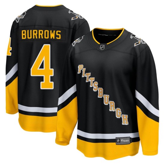 Dave Burrows Pittsburgh Penguins Premier 2021/22 Alternate Breakaway Player Fanatics Branded Jersey - Black