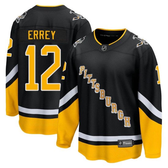 Bob Errey Pittsburgh Penguins Premier 2021/22 Alternate Breakaway Player Fanatics Branded Jersey - Black