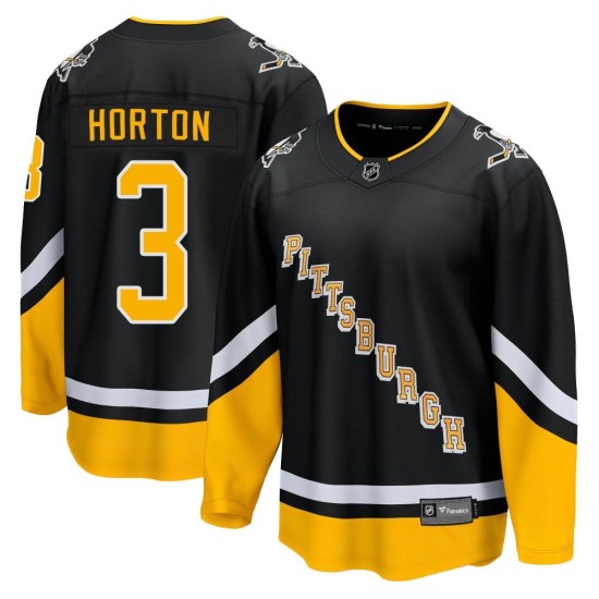 Tim Horton Pittsburgh Penguins Premier 2021/22 Alternate Breakaway Player Fanatics Branded Jersey - Black