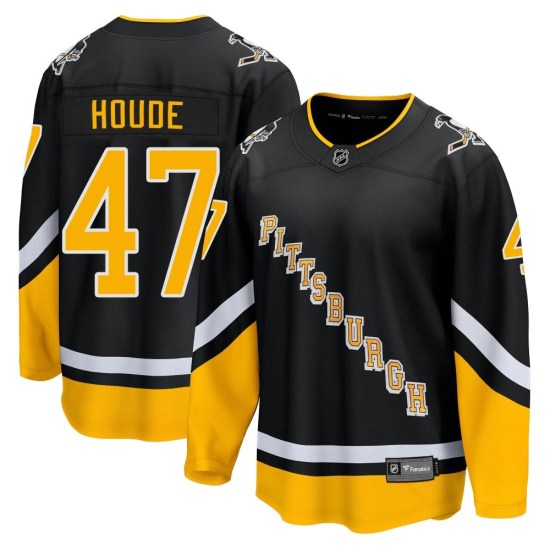 Samuel Houde Pittsburgh Penguins Premier 2021/22 Alternate Breakaway Player Fanatics Branded Jersey - Black