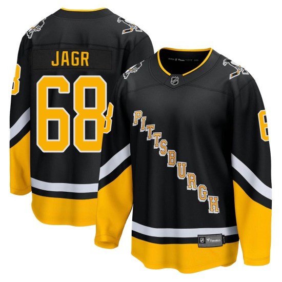 Jaromir Jagr Pittsburgh Penguins Premier 2021/22 Alternate Breakaway Player Fanatics Branded Jersey - Black