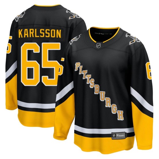 Erik Karlsson Pittsburgh Penguins Premier 2021/22 Alternate Breakaway Player Fanatics Branded Jersey - Black