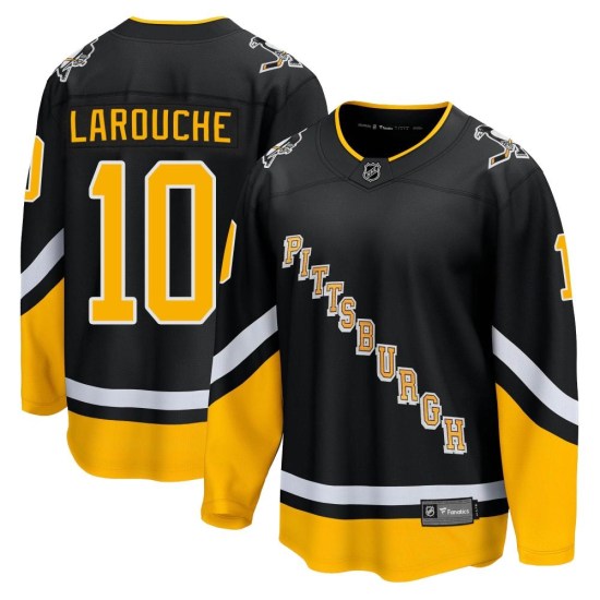 Pierre Larouche Pittsburgh Penguins Premier 2021/22 Alternate Breakaway Player Fanatics Branded Jersey - Black
